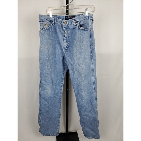 Wrangler Other - Wrangler George Straight Jeans Men's 34 X 32 Blue Cowboy Cut Collection Rodeo